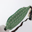 GUCCI Children's Web Sherry Line Waist bag Canvas Green Red 502095 Auth BA10337-6