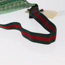 GUCCI Children's Web Sherry Line Waist bag Canvas Green Red 502095 Auth BA10337-7