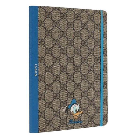 GUCCI GG Supreme Donald Duck Disney Collaboration Note Cover Beige Auth BA10339M