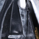 BALLY Shoulder Bag Leather Black Gold Auth BA1034-20