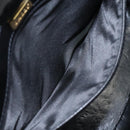 BALLY Shoulder Bag Leather Black Gold Auth BA1034-21