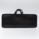BALLY Shoulder Bag Leather Black Gold Auth BA1034-5
