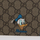 GUCCI GG Supreme Donald Duck Disney Collaboration Note Cover Beige Auth BA10340M-18