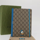 GUCCI GG Supreme Donald Duck Disney Collaboration Note Cover Beige Auth BA10340M-12