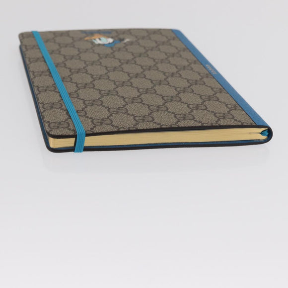 GUCCI GG Supreme Donald Duck Disney Collaboration Note Cover Beige Auth BA10340M