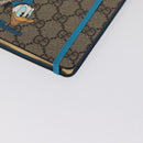 GUCCI GG Supreme Donald Duck Disney Collaboration Note Cover Beige Auth BA10340M-14