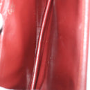 CARTIER Must Line Clutch Bag Leather 2 Set Bordeaux Gold Auth BA10341-8