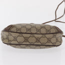 GUCCI GG Supreme Web Sherry Line Bag PVC Beige Gold 156 02 066 Auth BA10344-9