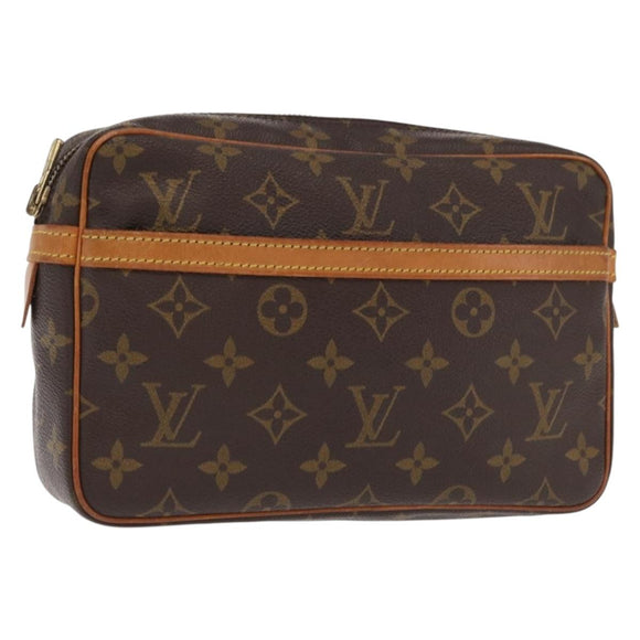 LOUIS VUITTON Monogram Compiegne 23 Clutch Bag M51847 LV Auth BA10346