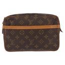 LOUIS VUITTON Monogram Compiegne 23 Clutch Bag M51847 LV Auth BA10346-13