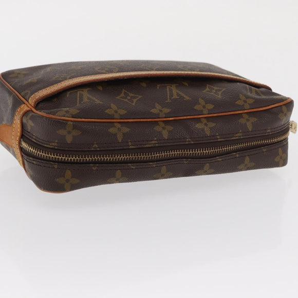 LOUIS VUITTON Monogram Compiegne 23 Clutch Bag M51847 LV Auth BA10346
