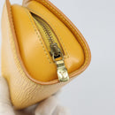 LOUIS VUITTON Epi Dauphine PM Pouch Yellow M48449 LV Auth BA10347-8