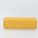 LOUIS VUITTON Epi Dauphine PM Pouch Yellow M48449 LV Auth BA10347-6