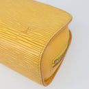 LOUIS VUITTON Epi Dauphine PM Pouch Yellow M48449 LV Auth BA10347-7