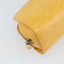 LOUIS VUITTON Epi Dauphine PM Pouch Yellow M48449 LV Auth BA10347-14