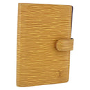 LOUIS VUITTON Epi Agenda PM Day Planner Cover Yellow R20059 LV Auth BA10348-1