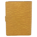 LOUIS VUITTON Epi Agenda PM Day Planner Cover Yellow R20059 LV Auth BA10348-3