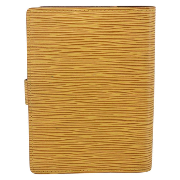 LOUIS VUITTON Epi Agenda PM Day Planner Cover Yellow R20059 LV Auth BA10348