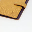 LOUIS VUITTON Epi Agenda PM Day Planner Cover Yellow R20059 LV Auth BA10348-8