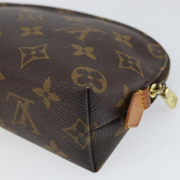 LOUIS VUITTON Monogram Pochette Cosmetic PM Cosmetic Pouch M47515 Auth BA10349