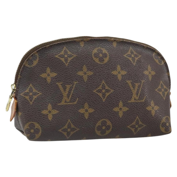 LOUIS VUITTON Monogram Pochette Cosmetic PM Cosmetic Pouch M47515 Auth BA10349