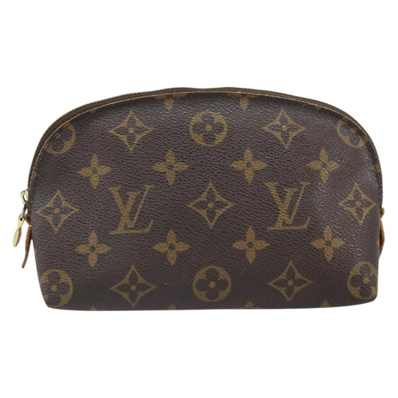 LOUIS VUITTON Monogram Pochette Cosmetic PM Cosmetic Pouch M47515 Auth BA10349