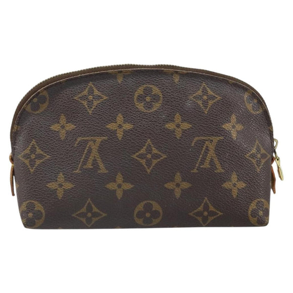 LOUIS VUITTON Monogram Pochette Cosmetic PM Cosmetic Pouch M47515 Auth BA10349