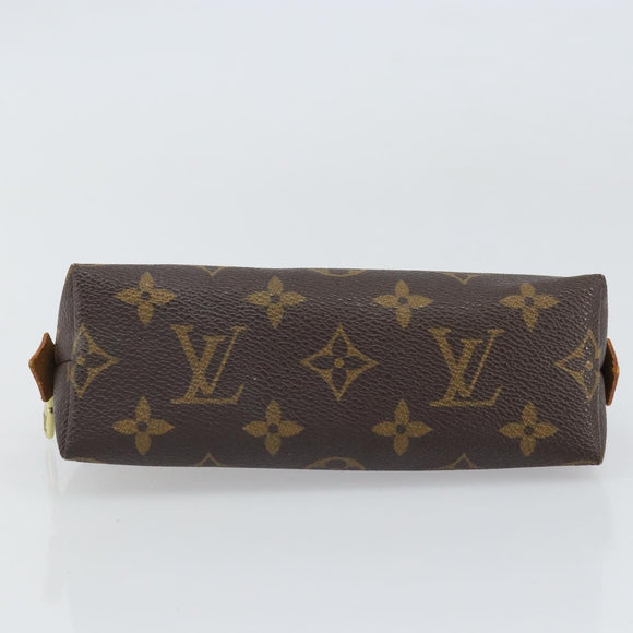 LOUIS VUITTON Monogram Pochette Cosmetic PM Cosmetic Pouch M47515 Auth BA10349