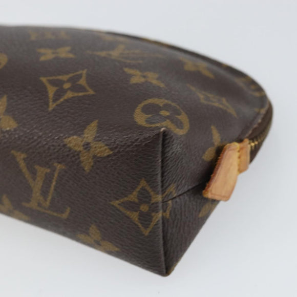 LOUIS VUITTON Monogram Pochette Cosmetic PM Cosmetic Pouch M47515 Auth BA10349
