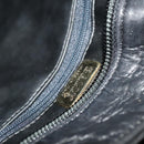 BALLY Quilted Shoulder Bag Leather Black Gold Auth BA1035-19