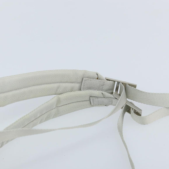 PRADA Backpack Nylon Light Blue Silver Auth BA10351