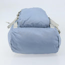 PRADA Backpack Nylon Light Blue Silver Auth BA10351-11
