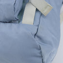 PRADA Backpack Nylon Light Blue Silver Auth BA10351-15