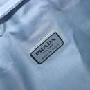PRADA Backpack Nylon Light Blue Silver Auth BA10351-22