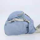 PRADA Backpack Nylon Light Blue Silver Auth BA10351-4