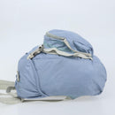 PRADA Backpack Nylon Light Blue Silver Auth BA10351-4