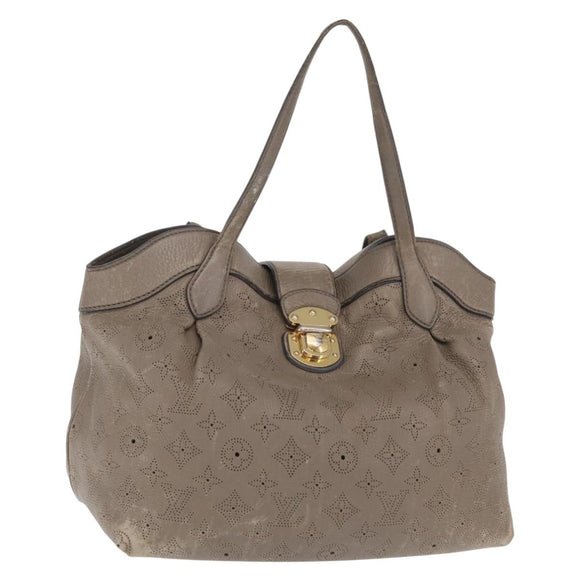 LOUIS VUITTON Mahina Shiels PM Handtas Leer Opaal M93084 LV Auth BA10353