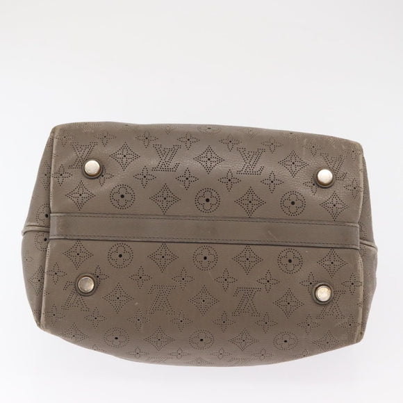 LOUIS VUITTON Mahina Shiels PM Handtas Leer Opaal M93084 LV Auth BA10353