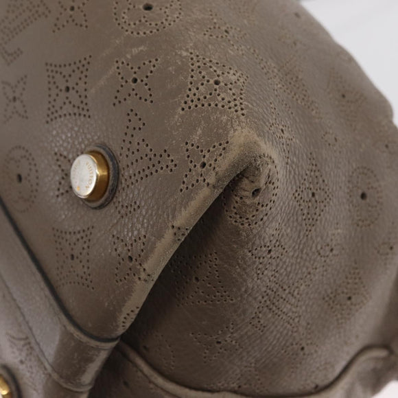 LOUIS VUITTON Mahina Shiels PM Handtas Leer Opaal M93084 LV Auth BA10353
