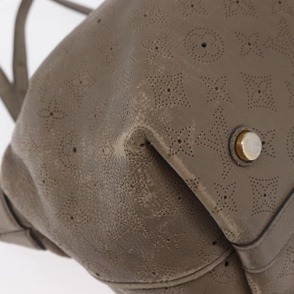 LOUIS VUITTON Mahina Shiels PM Handtas Leer Opaal M93084 LV Auth BA10353