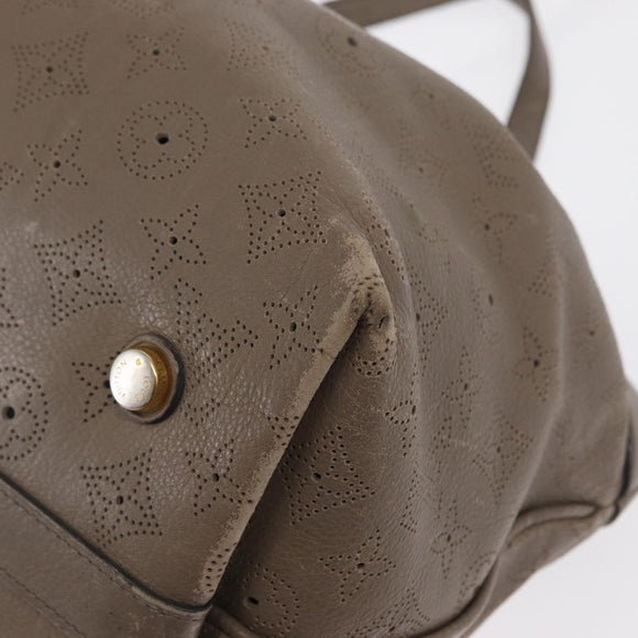 LOUIS VUITTON Mahina Shiels PM Handtas Leer Opaal M93084 LV Auth BA10353