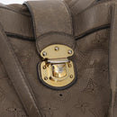 LOUIS VUITTON Mahina Shiels PM Handtas Leer Opaal M93084 LV Auth BA10353-17