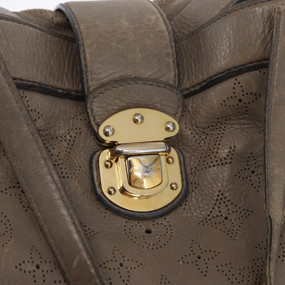 LOUIS VUITTON Mahina Shiels PM Handtas Leer Opaal M93084 LV Auth BA10353