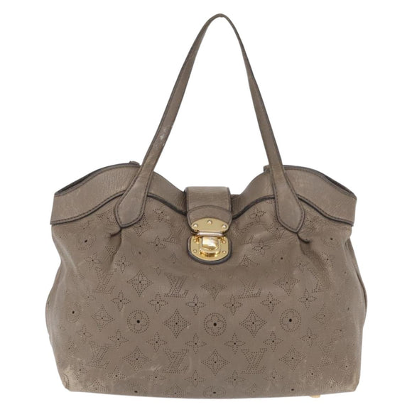 LOUIS VUITTON Mahina Shiels PM Handtas Leer Opaal M93084 LV Auth BA10353