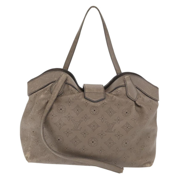 LOUIS VUITTON Mahina Shiels PM Handtas Leer Opaal M93084 LV Auth BA10353