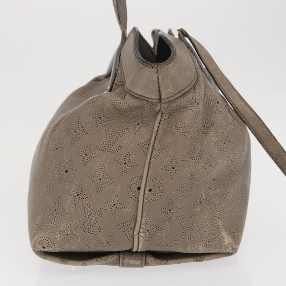 LOUIS VUITTON Mahina Shiels PM Handtas Leer Opaal M93084 LV Auth BA10353
