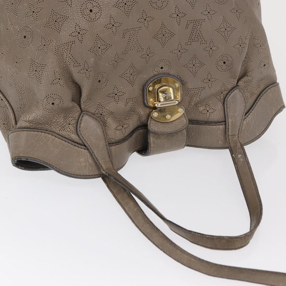 LOUIS VUITTON Mahina Shiels PM Handtas Leer Opaal M93084 LV Auth BA10353