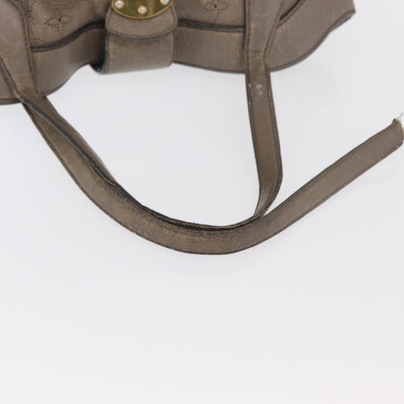 LOUIS VUITTON Mahina Shiels PM Handtas Leer Opaal M93084 LV Auth BA10353