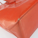 LOUIS VUITTON Monogram Vernis Wilshire PM Bag Orenge Sunset M93644 Auth BA10354-11