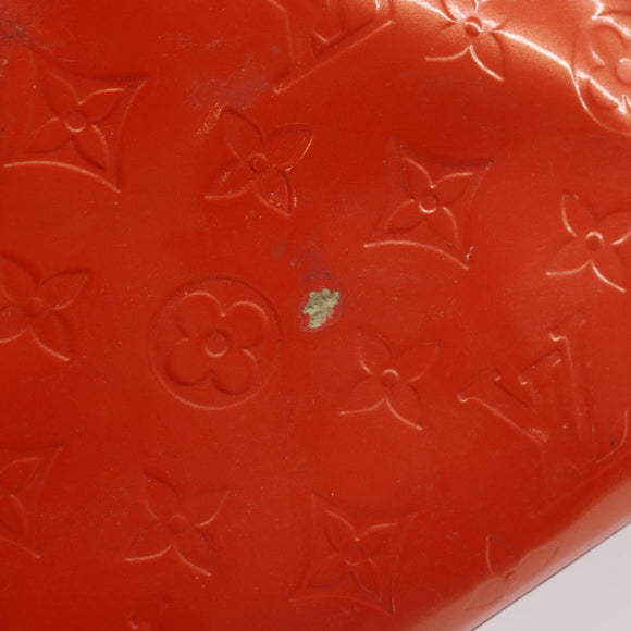 LOUIS VUITTON Monogram Vernis Wilshire PM Bag Orenge Sunset M93644 Auth BA10354